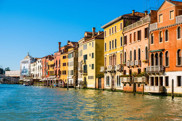 View of the Grand Canal at Venice Italy. - Фото, изображение