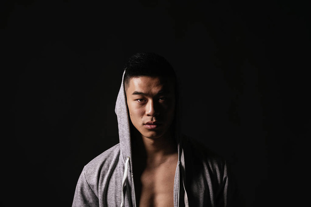 Portrait of young asian boy with sportswear. - Foto, Imagem