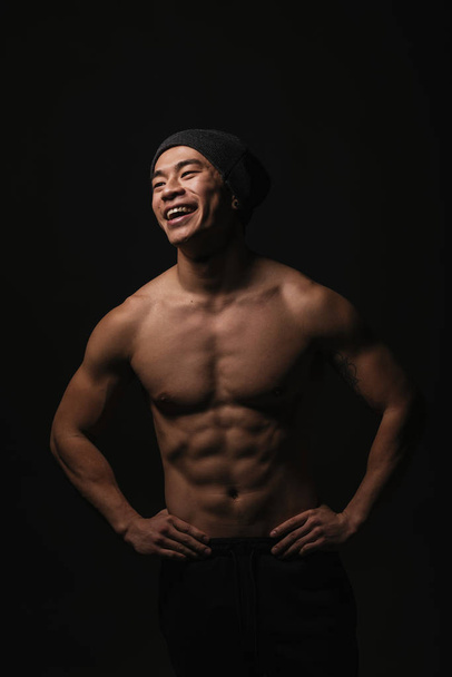 Portrait of young asian boy with fitness body. - Φωτογραφία, εικόνα