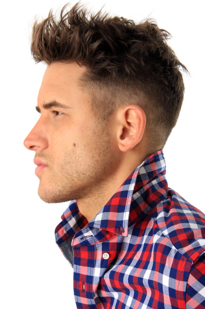 Vonzó fiatal férfi profil - Fotó, kép