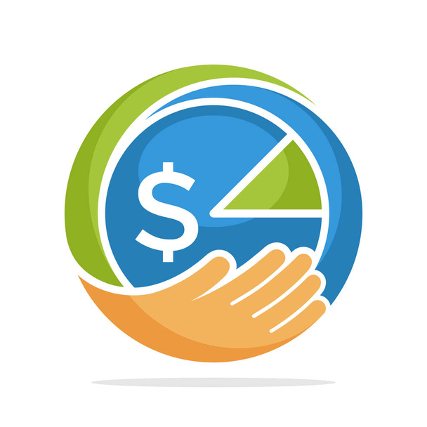 ikony logo pro daňové řízení - Vektor, obrázek