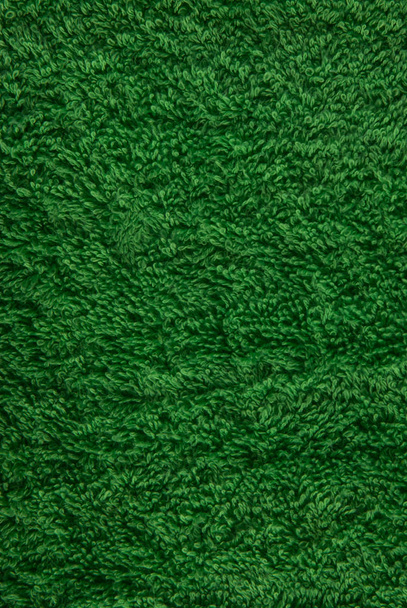 texture: green terry towel - Фото, изображение