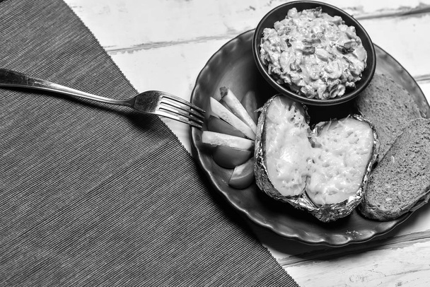 Fırında patates sebze ve mantar ile  - Fotoğraf, Görsel