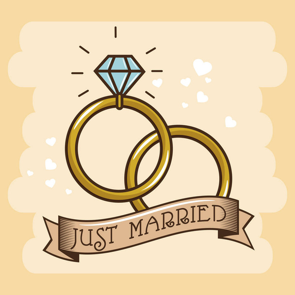 結婚式ロゴ デザイン - ベクター画像