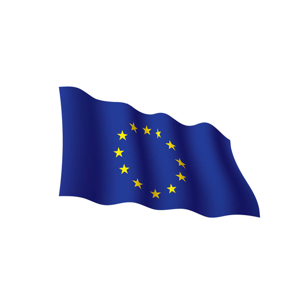 União Europeia bandeira, ilustração vetorial
 - Vetor, Imagem