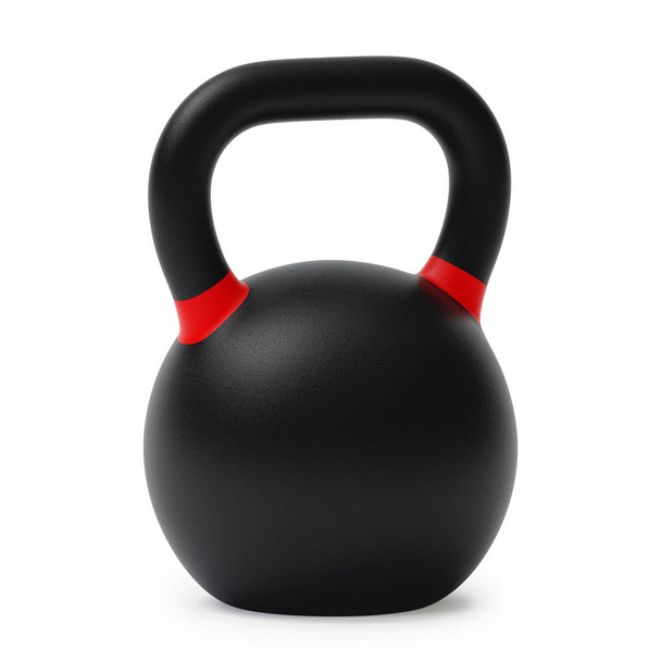Sports kettlebell  isolated on white background. 3D rendering. - Photo, Image