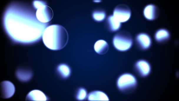 Абстрактний фон з анімацією повільний рух тонкого блакитного кола боке світла. 4-кілометровий
 - Кадри, відео