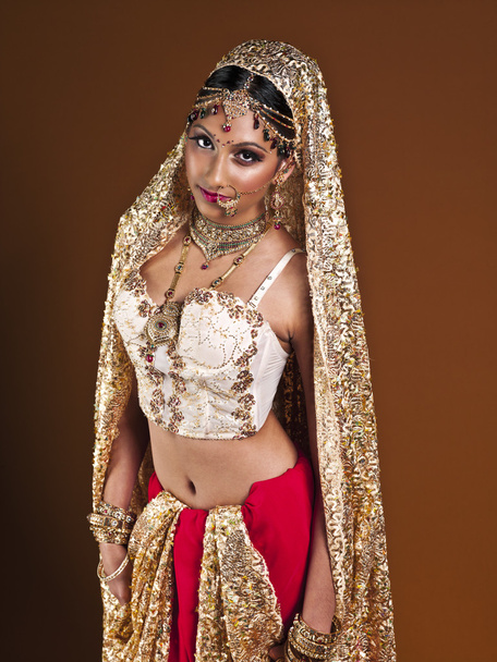 Bela noiva indiana
 - Foto, Imagem