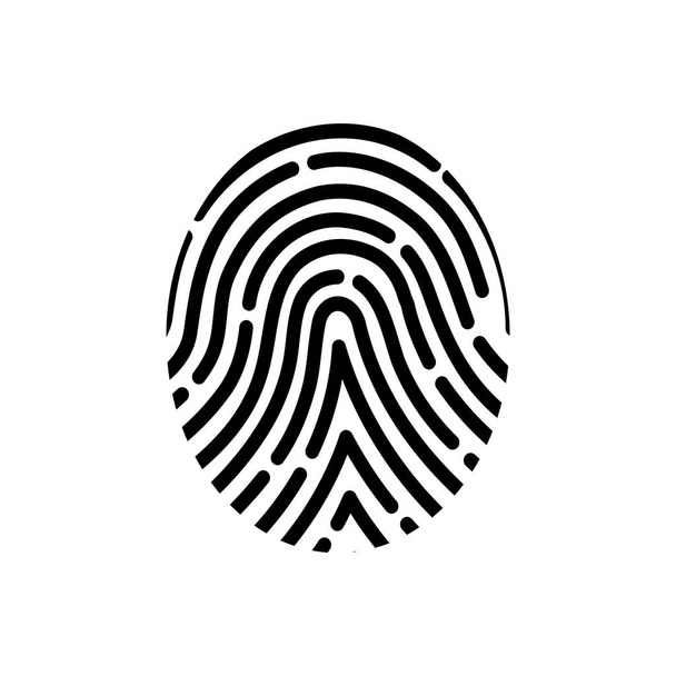 Fingerprint of the person. - Vector, Image