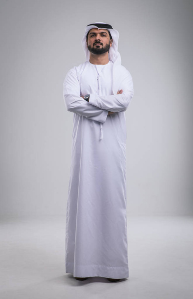 Arabic handsome man studio portraits - Foto, Imagen