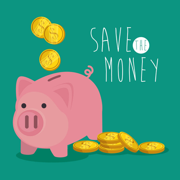 save money concept - Vector, Image