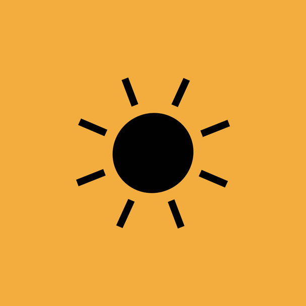 太陽のアイコンベクトルイラスト - ベクター画像