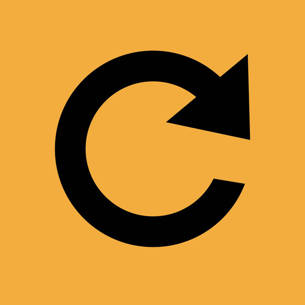 icône du bouton de rechargement illustration vectorielle
 - Vecteur, image