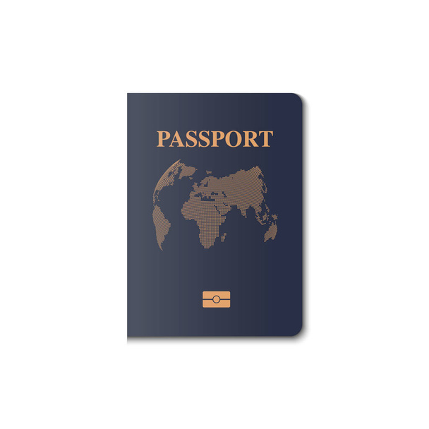 パスポート カバー ベクトルのデザイン、識別市民ベクトル - ベクター画像