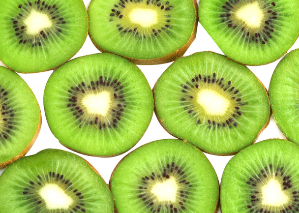 Fatias de frutas Kiwi
 - Foto, Imagem