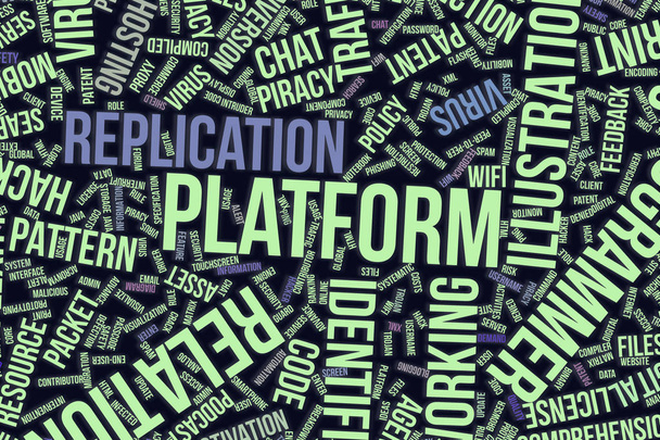 Платформа, концептуальна хмара слів для бізнесу, інформаційні техно
 - Фото, зображення
