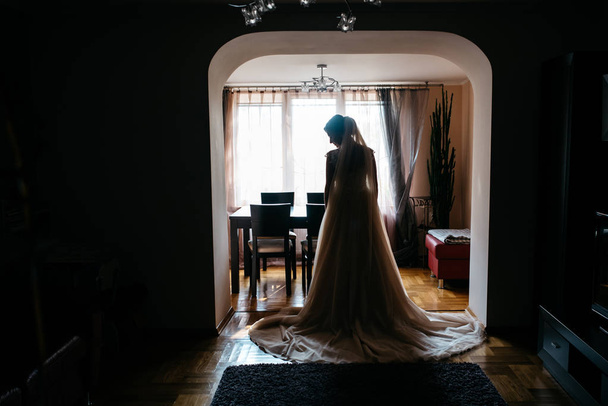 Gelini ile olan evliliğinden gün - Fotoğraf, Görsel