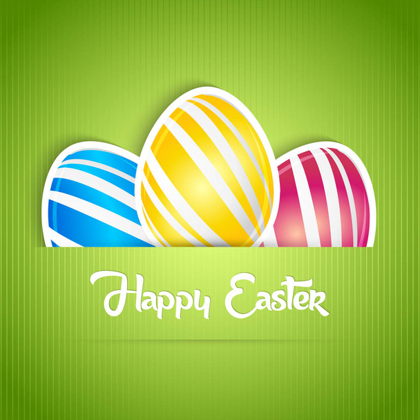 nice and beautiful abstract for Happy Easter with nice and creative design illustration in a background. - Vector, imagen