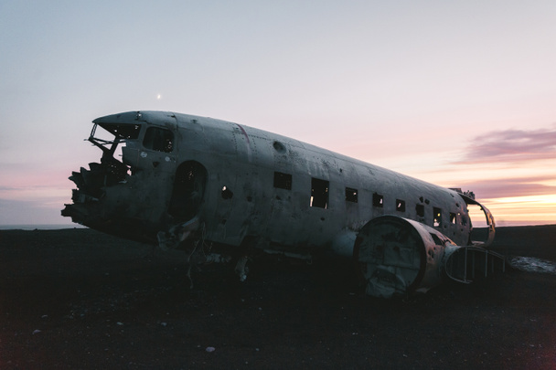 Flugzeugwrack - Foto, Bild