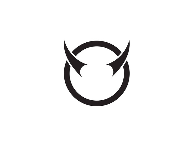 Stierhorn-Logo und Symbolvorlagen-Symbole  - Vektor, Bild