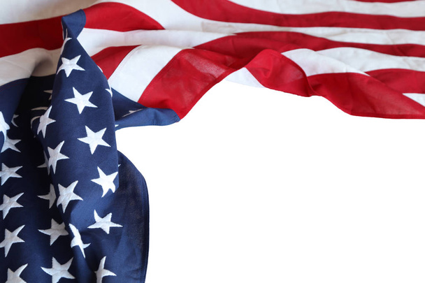 bandera de EE.UU. en blanco
 - Foto, imagen