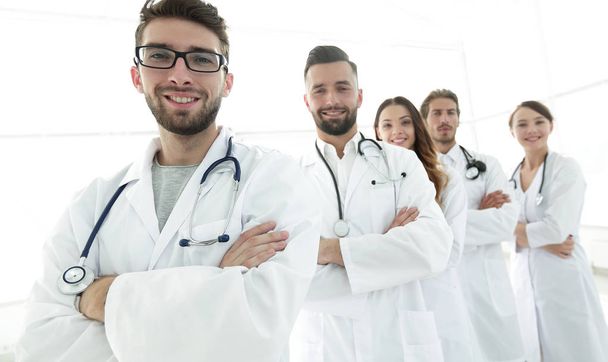 group portrait of leading medical professionals. - Foto, Bild