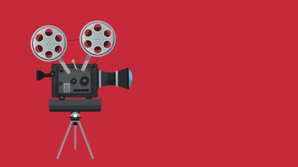 Retro mozi projektor - Felvétel, videó