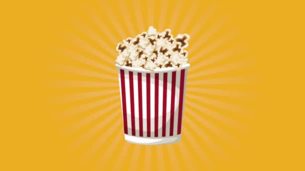 Popcorn und Limo-Becher - Filmmaterial, Video