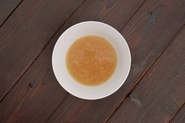 Onion soup on a table - Φωτογραφία, εικόνα