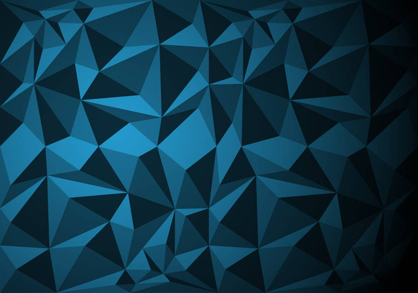 Resumen azul patrón de polígono fondo textura vector ilustración
. - Vector, Imagen
