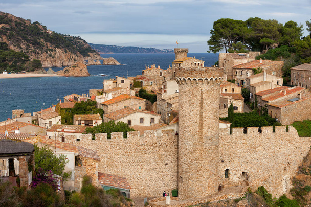 Tossa de Mar Medieval Town in Spain - Фото, изображение