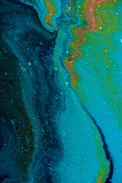 fundo azul abstrato com tinta a óleo
  - Foto, Imagem