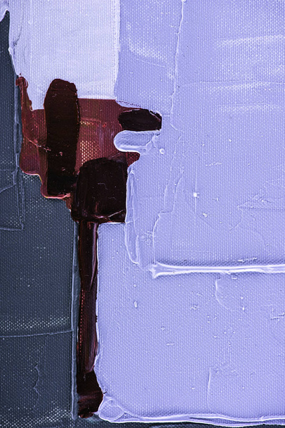 purple brush strokes on abstract artistic background  - Photo, Image