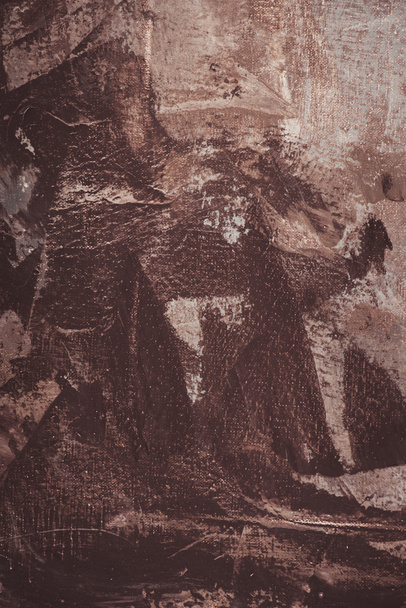 pennellate marroni su sfondo acrilico astratto
   - Foto, immagini
