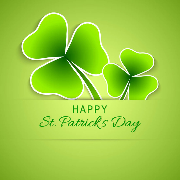 nice and beautiful abstract for Happy Saint Patrick Day with nice and creative design illustration in a background. - Vector, imagen