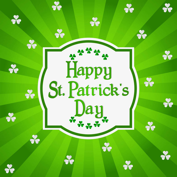nice and beautiful abstract for Happy Saint Patrick Day with nice and creative design illustration in a background. - Vecteur, image