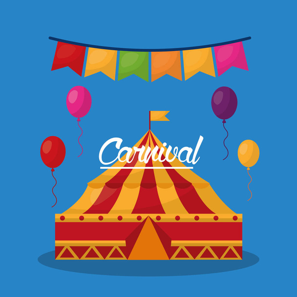 Carnaval eerlijke festival - Vector, afbeelding