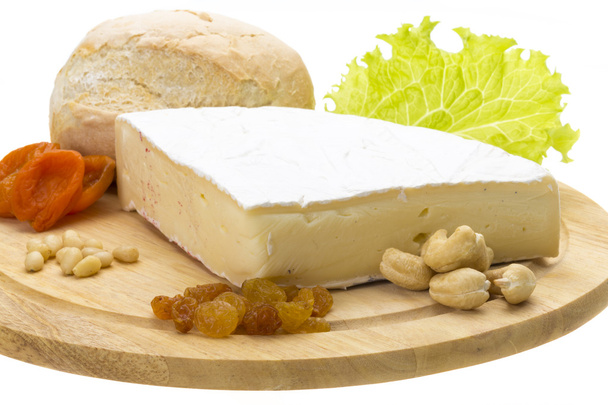 Stück Brie-Käse - Foto, Bild