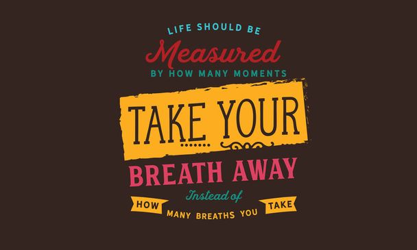 生活必要がありますどのように多くの瞬間息を取る、代わりにどのように多くの呼吸を用いてください。 - ベクター画像