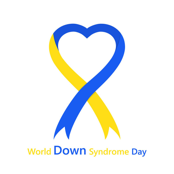 Symbol of world Down Syndrome day. Vector illustration - Vector, Image