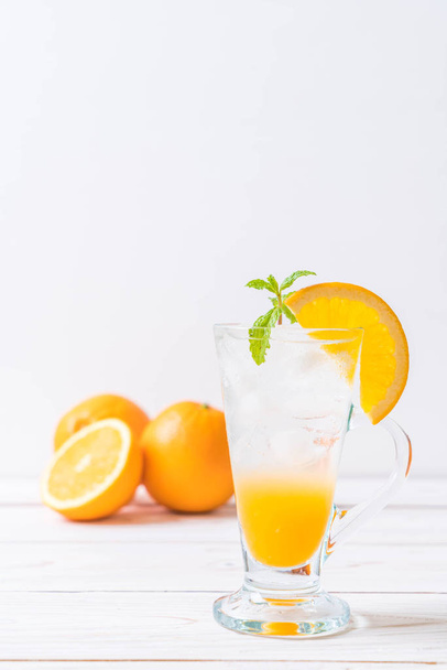 orange juice with soda - Photo, Image