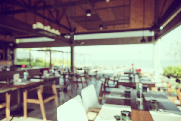 Abstract blur restaurant interior - Φωτογραφία, εικόνα