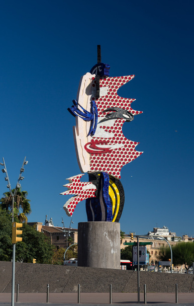 Barcelona - október, 28: barcelona fej szobor október 28, 2012, Barcelona. - Fotó, kép