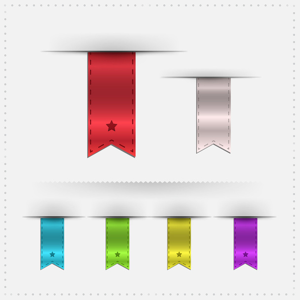 Dividers And Color Ribbons - Vektor, obrázek