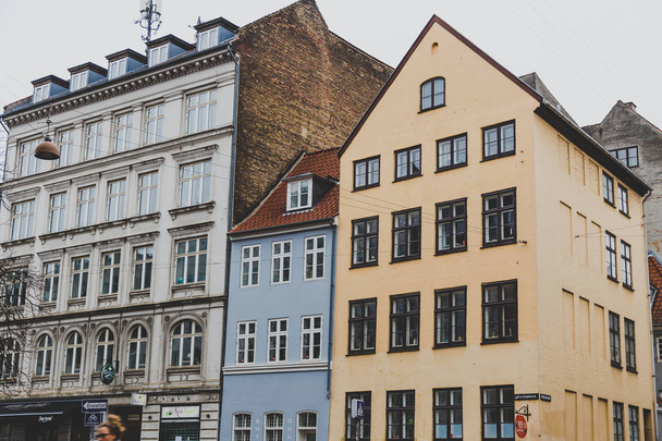 Architecture and buildings of the streets of Copenhagen featurin - Foto, Imagem