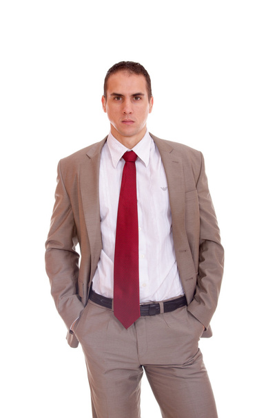 Business man posing isolated - Фото, изображение