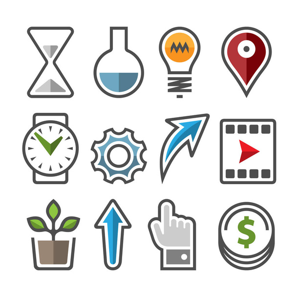 Set of vector icons. - Vector, Image