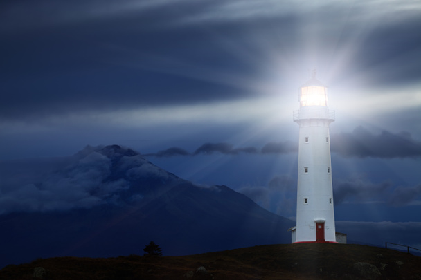 Egmont-foki világítótorony, Új-Zéland - Fotó, kép
