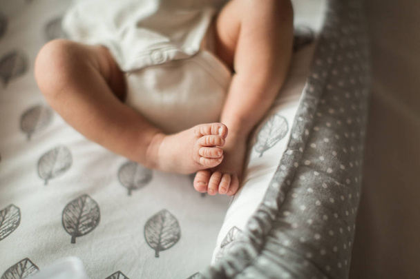 baby legs, small legs of a newborn baby - Fotografie, Obrázek