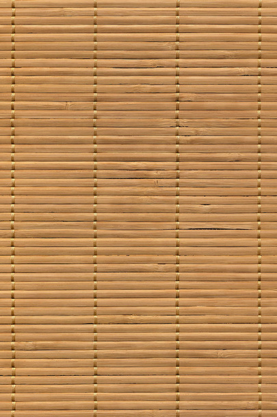 Rústico Natural Brown Slatted Bamboo Place Mat entrelaçado Grain Grunge Textura grossa
 - Foto, Imagem